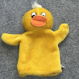 Vintage 1980’s Rhode Island Novelty Co (Rinco) Small Hand Duck Puppet Original